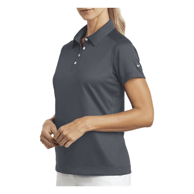 Playera Polo / Dri-FIT / 100% Poliéster / Manga con Dobladillo Abierto / Gris Obscuro