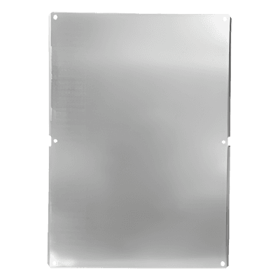Panel Metálico Galvanizado para Gabinete TXG-5070. Se puede usar como panel genérico para armado de sistemas electrónicos.