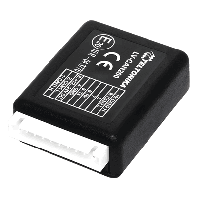 Adaptador CAN Bus / Vehículos ligeros / +9 a +50V DC / -40°C a 85°C / Más de 1000 vehículos compatibles