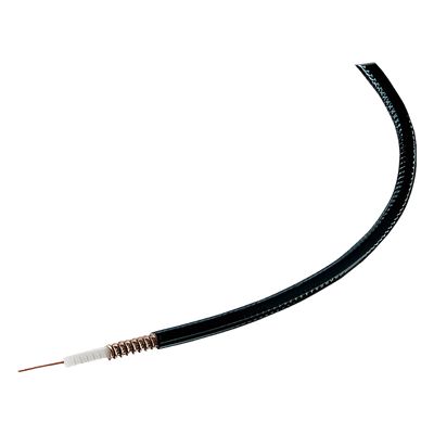 Cable Coaxial HELIAX / 1/4 pulgada / 50 Ohms / Superflexible / Blindaje 100% Cobre / 7.4 mm OD / 0.24 ft Radio Curvatura