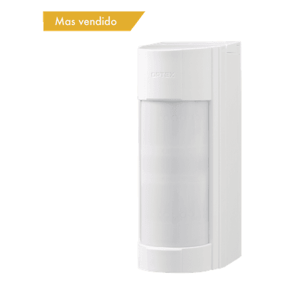 Detector PIR Exterior / 12 m (39.4 ft) / 90° Cobertura / IP55 / SMDA / 16 Zonas Análisis