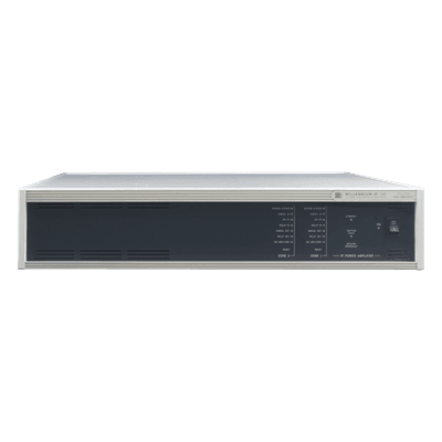 Etapa de potencia digital / 4x120W / Línea 100V / IP LAN / 4 zonas / Rack 2U / 6.56 pies
