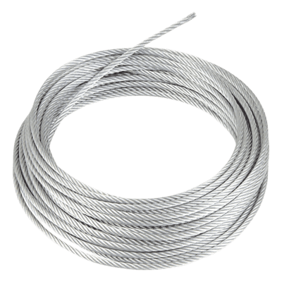 Cable de Retenida / 3/16" / 5 m (16.4 ft) / Alta Resistencia / Galvanizado Clase A
