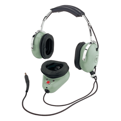 Auriculares Muff-Mic / Micrófono dinámico con cancelación de ruido / Cable 7.62 m (25 ft) / NRR 26 dB / Diadema cromada anticorrosión