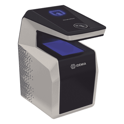 Lector de huella MorphoWave Compact / lector Prox/iClasss/Mifare/Desfire card reader.