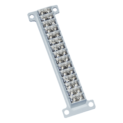 Bloque de Terminales / 15 Líneas / 10 A / 400 V / Carcasa Modular ABS / Terminales de Cobre