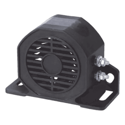 Alarma de Reversa Vehicular / 12-24 Vcc / 97 dBA / IP65 / SAE Tipo C / 4 x 2.8 x 1.6 pulgadas