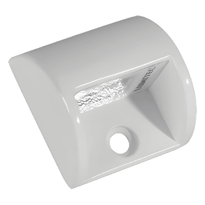 Luz led marina de cortesía serie Andros, emite luz de color blanco brillante de 45 lúmenes, para uso exterior e interior, fabricado bajo norma de protección IP67.