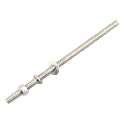 Kit de Varillas Roscadas / Acero Inoxidable 304 / 3/8-16 UNC x 6.5 in / con Arandelas y Tuercas / ISO 9001:2015 / RoHS