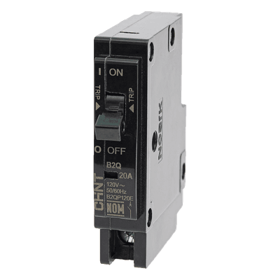 Interruptor Termomagnético Enchufable / 1 Polo / 30 A / 230/400 VAC / Capacidad de Interrupción 6 kA / IEC 60898-1