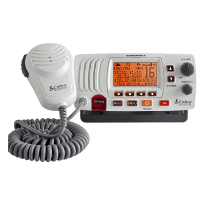 Radio móvil marino VHF / Clase D / 25 W / GPS interno / IPX8 / Megafonía PA / Grabación 20 s