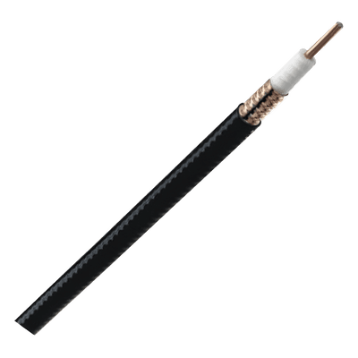 Cable Coaxial Corregido / 1/2 Pulgada / Conductor Sólido CCS / Cubierta UV / 305 m / Ultra Baja Pérdida