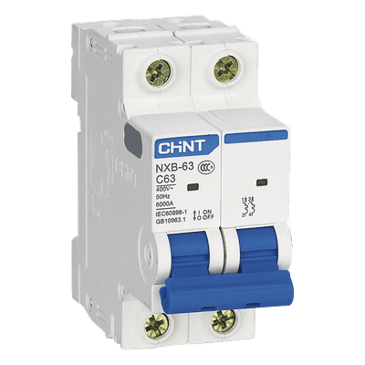 Interruptor Termomagnético / 2 Polos / 20 A / 6 kA / Riel DIN / 110-415 Vca / -40 °C a 70 °C