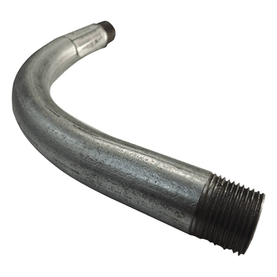 Codo Conduit / 1 1/2" (41 mm) / Cédula 40 / Acero Galvanizado / Rosca 11.5 NPT / NMX-J-534-ANCE-2016