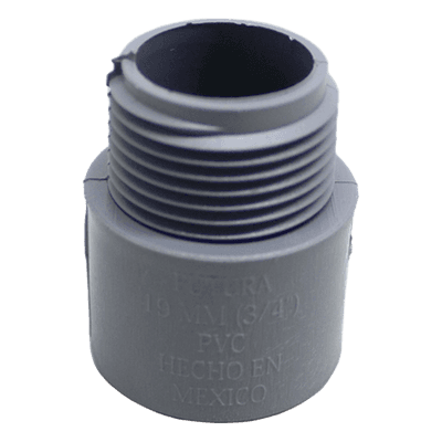 Conector Conduit Cédula 40 / 2" (50.8 mm) / PVC Sin Plastificante / Unión Cementar Hermética / UL 651 / 60°C