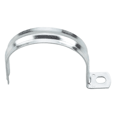 Abrazadera Tipo Uña / 1 1/2" (38.1 mm) / Acero 0.9-1.2 mm / Cincado 5 Micras / Conduit Plástico y Acero