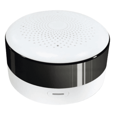 Controlador IR Universal / Zigbee 3.0 / Cobertura 10-15 m (32.8-49.2 ft) / Sensor Temp-Humedad / Aprendizaje IR / 80x48 mm