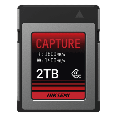CFexpress Tipo B / 2 TB / 1800 MB/s Lectura / 1600 MB/s Escritura / PCIe Gen 3×2 / 3D TLC NAND
