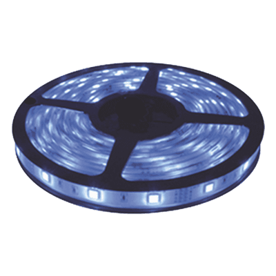 Tira LED / 5 m (16.4 ft) / Azul / IP20 / 15 W / 420 lm / 12 V CD / SMD 3528