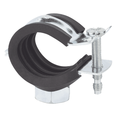 Abrazadera Isofónica / Instalación Rápida / 3/4" (28 mm) / Carga 60 kg / Acero 1.2 mm / -30°C a +120°C