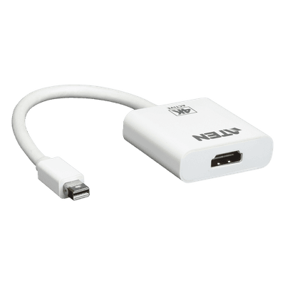 Adaptador activo / Mini DisplayPort a HDMI / 4K@30Hz / DisplayPort 1.2a / HDCP 1.3 / 6.89x1.77x0.59 in