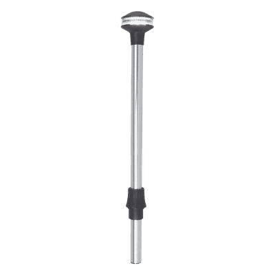 Luz de Navegación / 2 Millas USCG / 12 VDC / 9 W / Polo Stow-A-Way Plug-In / Lente Estriado Claro / Contactos Dorados / 0° Inclinación