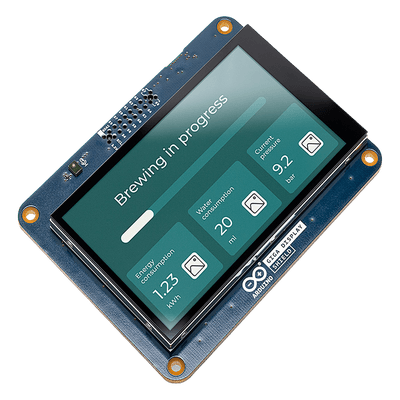 Shield Display Táctil / Pantalla TFT 3.97" 480x800 / Touch Capacitivo 5 Puntos / IMU 6 Ejes BMI270 / Micrófono MEMS / LED RGB I2C / Compatible GIGA R1 WiFi