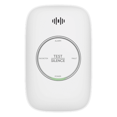 Detector de Gas LP / Propano C3H8 / Rango 0-25% LEL / Umbral 10% LEL / Alarma 70-115 dB a 1 m / Salida para Válvula y Ventilador / IP30