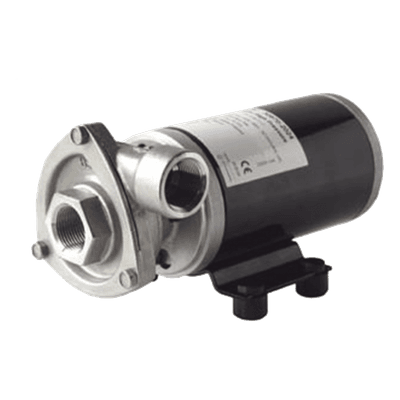 Bomba centrífuga / 24 Vcd / Acero inoxidable / 21 GPM / 17 PSI / 2 m (6.6 ft) succión