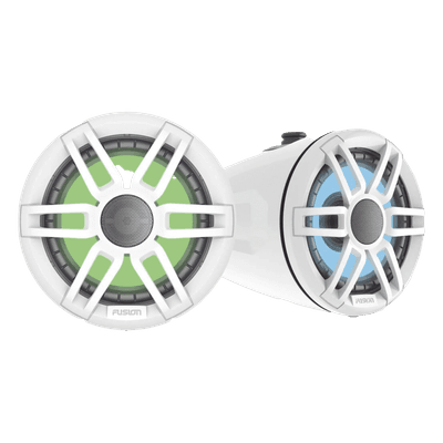 Altavoces Náuticos para Torre de Wake / 6.5 Pulgadas / 200 W Pico / 50 W RMS / IP67 / LED RGB / 91 dB Sensibilidad