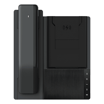 Estación Telefónica Todo en Uno / Bluetooth 5.4 / Handset Inalámbrico HD / Carga Inalámbrica Qi / Altavoz de Conferencia / Compatible PC y Smartphone