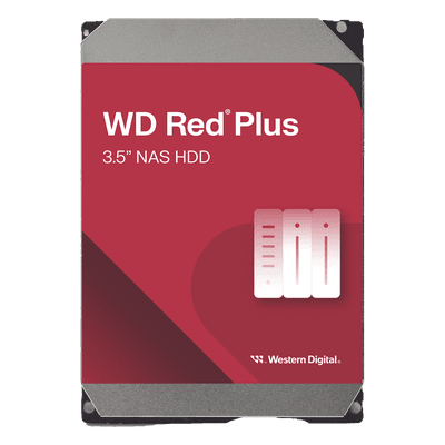 Disco Duro Red Plus 4TB / 5400 RPM / Optimizado para NAS / Uso 24-7 / 3 Años de Garantia