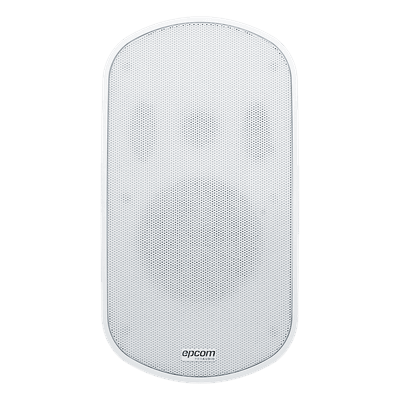 Altavoz de Pared / 2 Vías / 5.25" / 3-50W / 70/100V / 8 Ohms / Ángulo Ajustable / Blanco / Carcasa Poliestireno