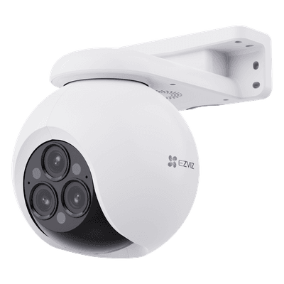 Cámara PT IP / Triple Lente / 2K+ / Zoom Óptico 12x / Wi-Fi 2.4 GHz / Panorámica 360° / Audio Bidireccional / IP67