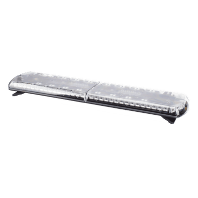 Barra de Luces LED / 130 LEDs / Dual Color Frontal Rojo/Azul/Blanco / Trasero Rojo/Azul/Ámbar / 48" (121.9 cm) / 48 Patrones de Destello / -30 a 50 °C