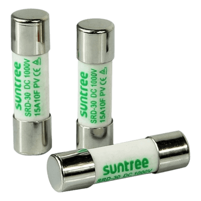 Fusible DC / 1000V / 25A / Limitación 20kA / 10x38mm / Aplicación Fotovoltaica