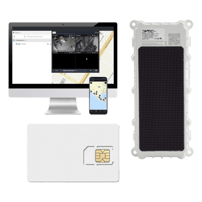 Dispositivo de Seguimiento de Activos / LTE Cat-M1/NB-IoT / IP67 / Batería 9600 mAh / Carga Solar / GPS/GLONASS/Galileo/Beidou