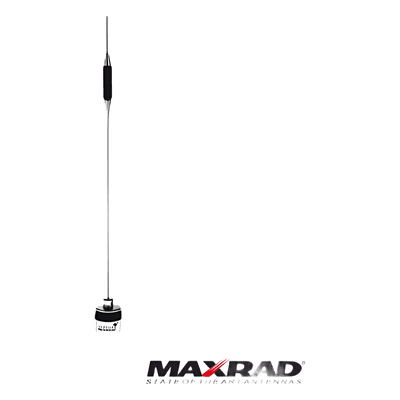 Antena Móvil UHF / Rango 406-430 MHz / Ganancia 5 dB / Potencia 200 W / Ajustable en Campo / Acero Inoxidable 81 cm (32 ft)