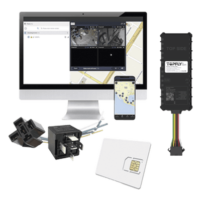 Rastreador GPS Vehicular / 4G LTE Cat-M1/NB-IoT / Bluetooth 5.0 / GPS+GLONASS+Galileo+Beidou / -30°C a +80°C (-22°F a +176°F) / 7V a 60VDC