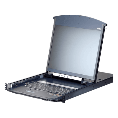 Consola KVM over IP / 16 Puertos / Pantalla LCD 19" / Dual Rail / Dual NIC / Cat5e/6 / Acceso Remoto