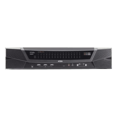 Switch KVM over IP / 64 Puertos / Full HD 1920x1200 / Dual NIC Gigabit / Virtual Media USB 2.0 / FIPS 140-2 / Cascada 512 Equipos