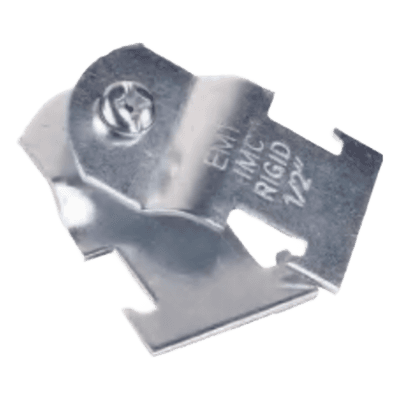 Abrazadera Unicanal / 1 1/4" (32 mm) / Galvanizada / Espesor 1.5 mm / Diámetro Exterior 42.1 mm