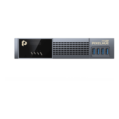 Procesador AVoIP / Transmisión Dual-Streaming / Codificador y Decodificador Integrado / Latencia 2 ms / KVM 8 Pantallas / PoE+ / 1G Ethernet + Fibra SFP