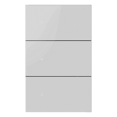 Apagador Inalámbrico ZigBee / 110-220V Automático / 3 GANG / Control de Iluminación Inteligente / Diseño Compacto