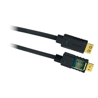 Cable HDMI Activo / 4K@60Hz 4:4:4 / 18 Gbps / 15.20 m (50 ft) / HDR / Triple Blindaje / K-Lock / UL CL3/FT4