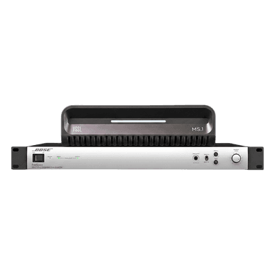 Kit Amplificador de Zona y Streamer de Audio / PoE + USB-C / HDMI eARC + Óptica + RCA / Bluetooth LE Audio / WiFi / AirPlay2 + GoogleCast + SpotifyConnect / 2 Canales 120W / 4.1 x 13.7 x 12.6 pulgadas