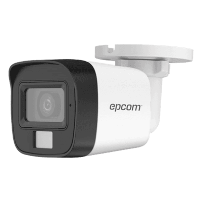 Cámara Bala TURBOHD / 2 Megapixel / Dual Light 30 m (98.4 ft) IR + 20 m (65.6 ft) Luz Blanca / Audio Bidireccional / IP67 / 105°