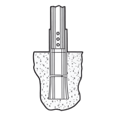 Base para torre autosoportada TBX-64 y TBX56.