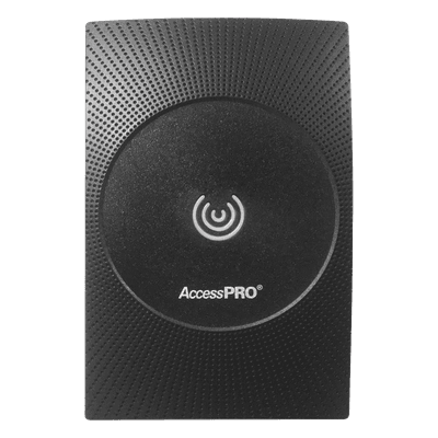 Lector de Proximidad RFID MIFARE / 13.56 MHz / Wiegand 34 Bits / IP65 / ISO14443A / 4.6 x 3 x 0.6 pulgadas / Exterior