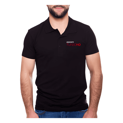 Playera Polo / Algodón 100% / Corte Ajustado / Talla Chica / Color Negro